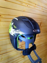 PRILBA ALPINA BLACK-GREEN 48-52CM